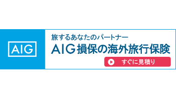 AIG損保の海外旅行保険